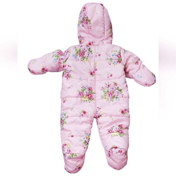 Steve Madden Pink Floral Snowsuit - Picture 2 of 5